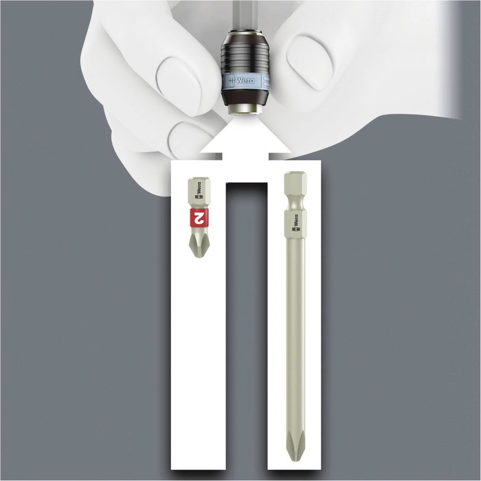 Wera Bit-Check 10 Stainless 1 con 10 piezas