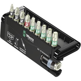 Wera Bit-Check 10 Stainless 1 con 10 piezas