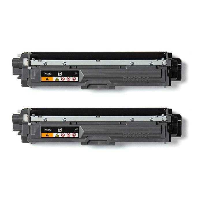 Brother TN-242BK TWIN Pack de 2 Cartuchos de Tóner Negro
