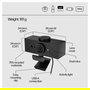 HP Webcam 620 FHD 1080p 60fps Cámara Web con Micrófono Incorporado