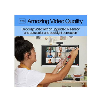 HP Webcam 620 FHD 1080p 60fps Cámara Web con Micrófono Incorporado HP Webcam 620 FHD 1080p 60fps Cámara Web con Micrófono Incorporado