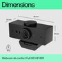 HP 620 Webcam FHD 1080p con Windows Hello, Microfono con Cancelación de Ruido y Cubierta de Privacidad
