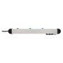 Brennenstuhl Premium-ALU-Line 6 salidas 3m Negro/Plata