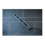 Brennenstuhl Premium-ALU-Line 6 salidas 3m Negro/Plata