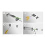 Brennenstuhl Premium-ALU-Line 6 salidas 3m Negro/Plata