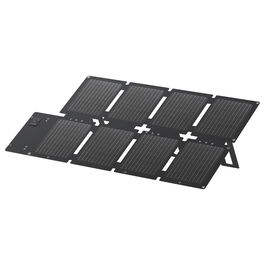 Anker SOLIX PS60 Panel Solar Plegable Portátil 60W Negro, Impermeable IP68, con Conector MC4