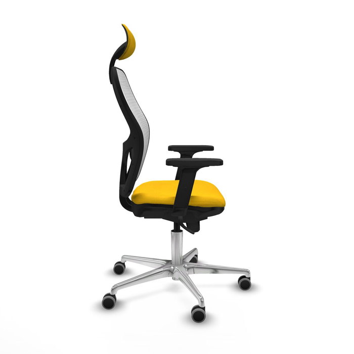 PIQUERAS Y CRESPO Silla de oficina Jorquera Amarillo y Blanco PIQUERAS Y CRESPO Silla de oficina Jorquera Amarillo y Blanco