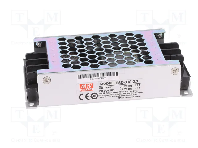 MEAN WELL RSD-30G-3.3 Convertidor DC/DC 19,8W 3,3V 6A MEAN WELL RSD-30G-3.3 Convertidor DC/DC 19,8W 3,3V 6A