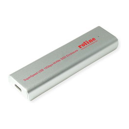 ROLINE Carcasa Externa SSD M.2 NVMe USB 3.2 Gen 2 Tipo C Plata 16.01.4148