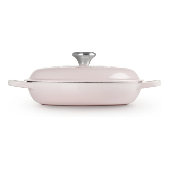 Le Creuset Signature Gourmet-Profitopf 21180267774430 Cazuela Ovalada 26 cm Hierro Fundido Rosa Shell Pink