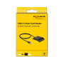 DeLOCK 91724 Lector de tarjetas inteligentes USB 2.0