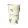 PAPSTAR pure ZERO Vasos desechables 0,3 l creme 8 cm