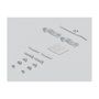 DeLOCK Panel de conexiones Keystone 12 puertos Gris