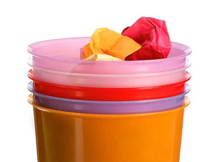 Archivo 2000 Papelera Plástico Violeta Translucido 16 Litros 290x310 mm