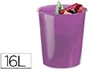 Archivo 2000 Papelera Plástico Violeta Translucido 16 Litros 290x310 mm