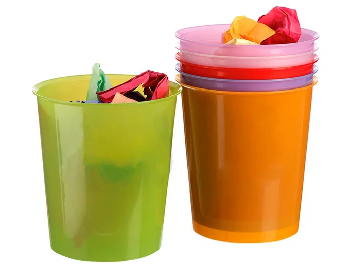 Archivo 2000 Papelera Plástico Violeta Translucido 16 Litros 290x310 mm