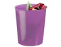 Archivo 2000 Papelera Plástico Violeta Translucido 16 Litros 290x310 mm