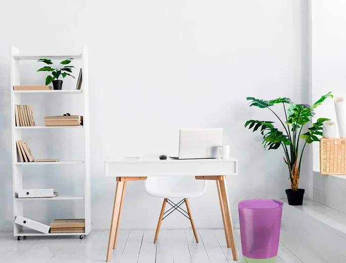 Archivo 2000 Papelera Plástico Violeta Translucido 16 Litros 290x310 mm