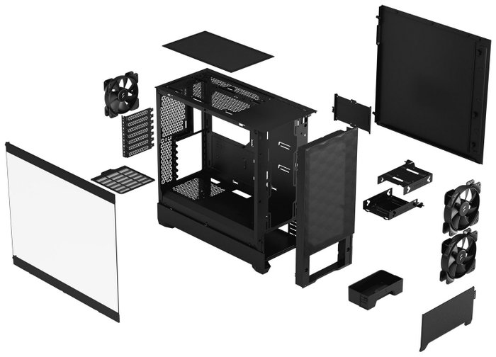 Fractal Design Pop Air Black TG Clear Tint Fractal Design Pop Air Black TG Clear Tint