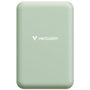 Verbatim Power Bank Inalámbrico Essential 20.000 mAh Verde