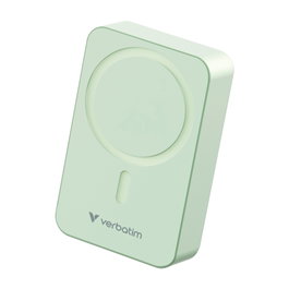 Verbatim Power Bank Inalámbrico Essential 20.000 mAh Verde