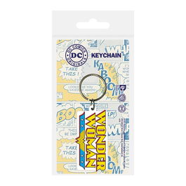 Pyramid Llavero DC Comics Wonder Woman Caucho Original 5.5x3.5cm