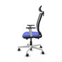 PIQUERAS Y CRESPO Silla de oficina Haches con mecanismo Sincro/Traslack Azul y Gris