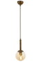 Opviq Lámpara de Araña AV-1781-1E Metal y Cristal 90 cm Diámetro 15 cm Casquillo E27 IP20 Color Antiquation