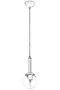 Opviq Lámpara de Araña AV-1781-1E Metal y Cristal 90 cm Diámetro 15 cm Casquillo E27 IP20 Color Antiquation