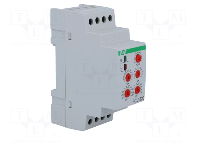 F&F Relé de tiempo PCU 230VAC DPDT F&F Relé de tiempo PCU 230VAC DPDT