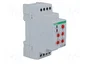 F&F Relé de tiempo PCU 230VAC DPDT