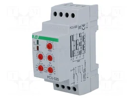 F&F Relé de tiempo PCU 230VAC DPDT