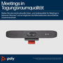 Poly Poly Studio R30 Barra de vídeo 4K UHD Gris