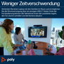 Poly Poly Studio R30 Barra de vídeo 4K UHD Gris