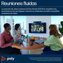 Poly Studio R30 Barra de Vídeo Personal 4K UHD Certificada Zoom y Microsoft Teams Color Arena