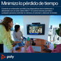 Poly Studio R30 Barra de Vídeo Personal 4K UHD Certificada Zoom y Microsoft Teams Color Arena
