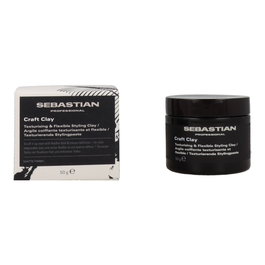 Sebastian Professionals CRAFT CLAY Arcilla Mate Texturizadora y Definidora para Cabello, Acabado Flexible y Remodelable, 50 g