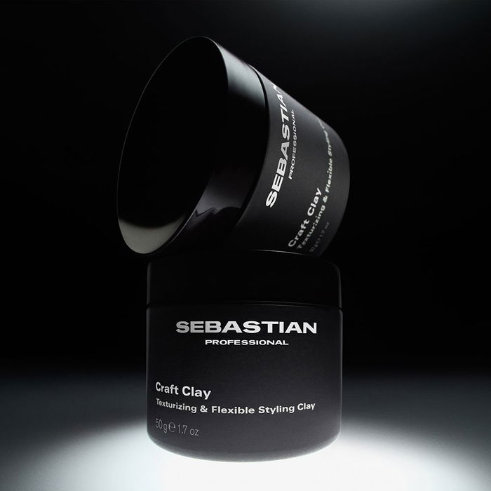 Sebastian Professionals CRAFT CLAY Arcilla Mate Texturizadora y Definidora para Cabello, Acabado Flexible y Remodelable, 50 g