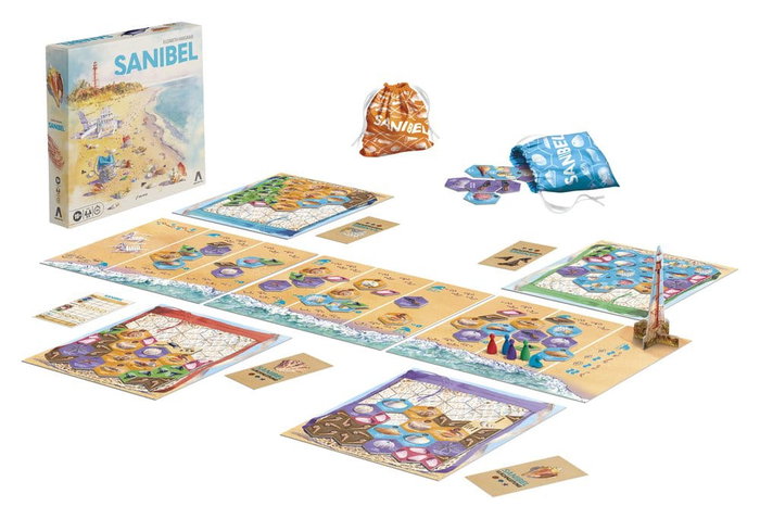 Hasbro Sanibel Juego de mesa Edición Alemán Hasbro Sanibel Juego de mesa Edición Alemán
