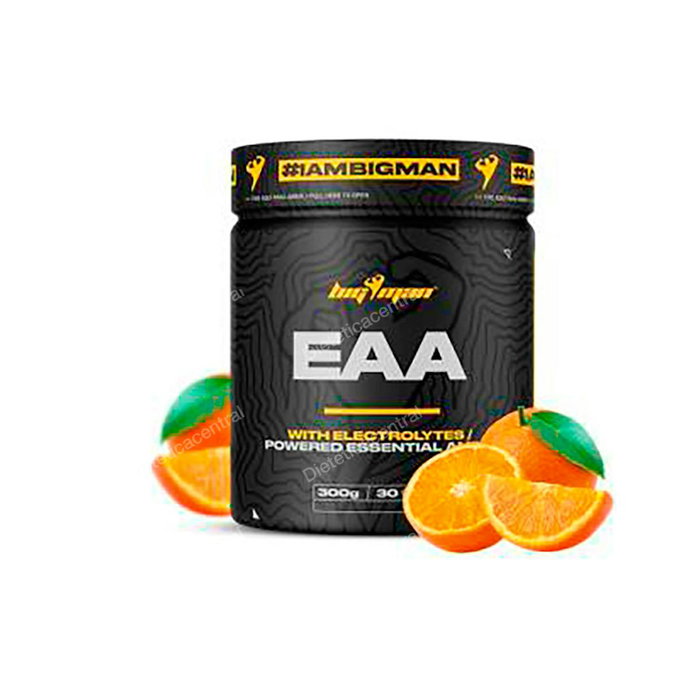 BIGMAN EAA + ELECTROLYTES Naranja 300 g BIGMAN EAA + ELECTROLYTES Naranja 300 g