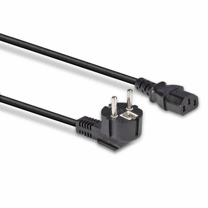 Lindy Cable de Alimentación Schuko 2 Pines a IEC C13, 3m, Negro