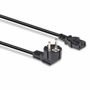 Lindy Cable de Alimentación Schuko 2 Pines a IEC C13, 3m, Negro