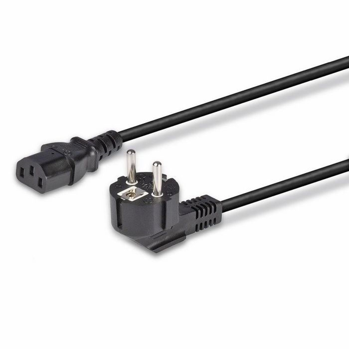 Lindy Cable de Alimentación Schuko 2 Pines a IEC C13, 3m, Negro