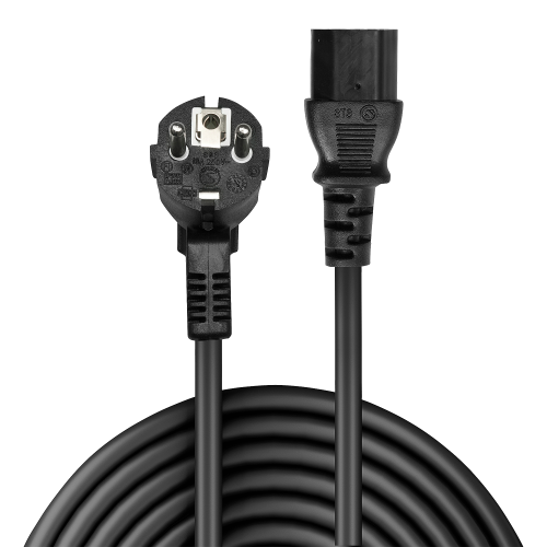 Lindy Cable de alimentación Schuko CEE7/7 a IEC C13 de 3 m, Negro Lindy Cable de alimentación Schuko CEE7/7 a IEC C13 de 3 m, Negro