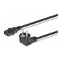Lindy Cable de alimentación Schuko CEE7/7 a IEC C13 de 3 m, Negro