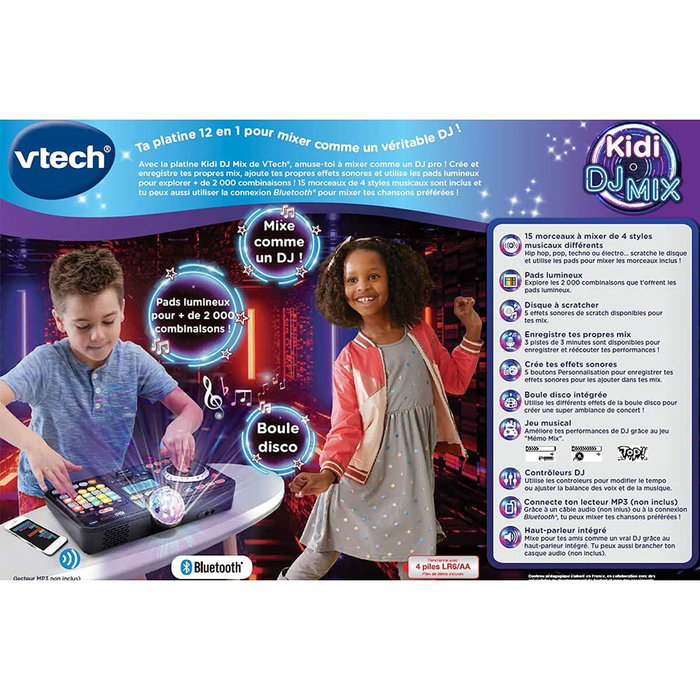 Vtech Kidi DJ Mix con luces, sonidos y disco giratorio Vtech Kidi DJ Mix con luces, sonidos y disco giratorio