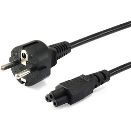 Equip Cable de Alimentación C5 a Cee7 4 Negro 1.8m