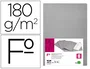 Liderpapel Subcarpeta de archivo folio gris 180g/m2