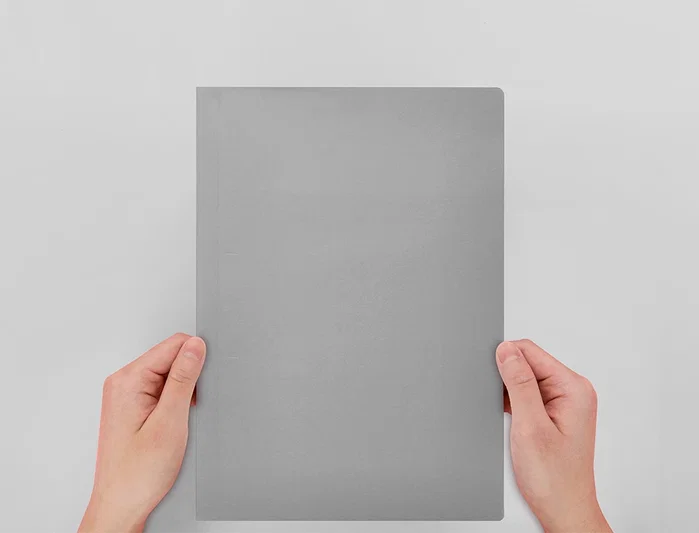 Liderpapel Subcarpeta de archivo folio gris 180g/m2