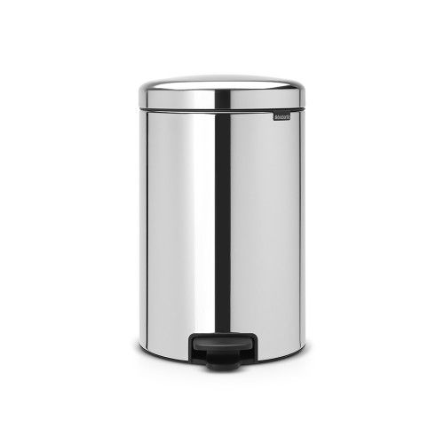 Brabantia Papelera NewIcon DP030, 20 L, Plata, Alrededor Brabantia Papelera NewIcon DP030, 20 L, Plata, Alrededor